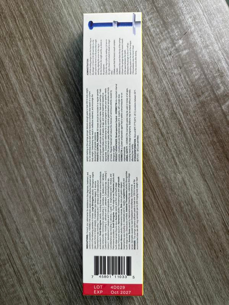 Durvet Ivermectin Paste -1.87 - 6.08 Grams 4-Pack Apple