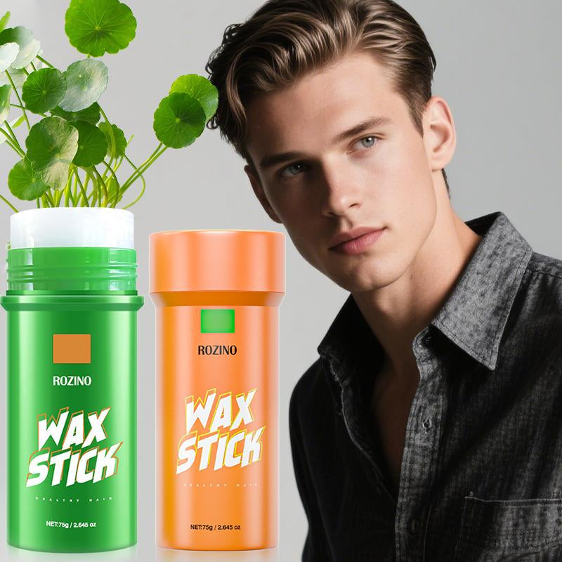 ROZINO Hair Wax Stick - Maximum Hold 75G Lightweight Non-Greasy Formula for Trendy Styling & Nourishing Haircare Essential