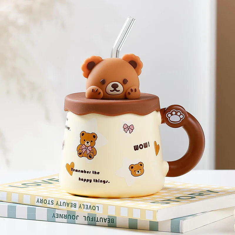 Bear-Themed Sipper Mug