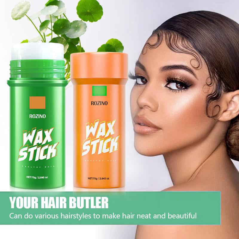 ROZINO Hair Wax Stick - Maximum Hold 75G Lightweight Non-Greasy Formula for Trendy Styling & Nourishing Haircare Essential