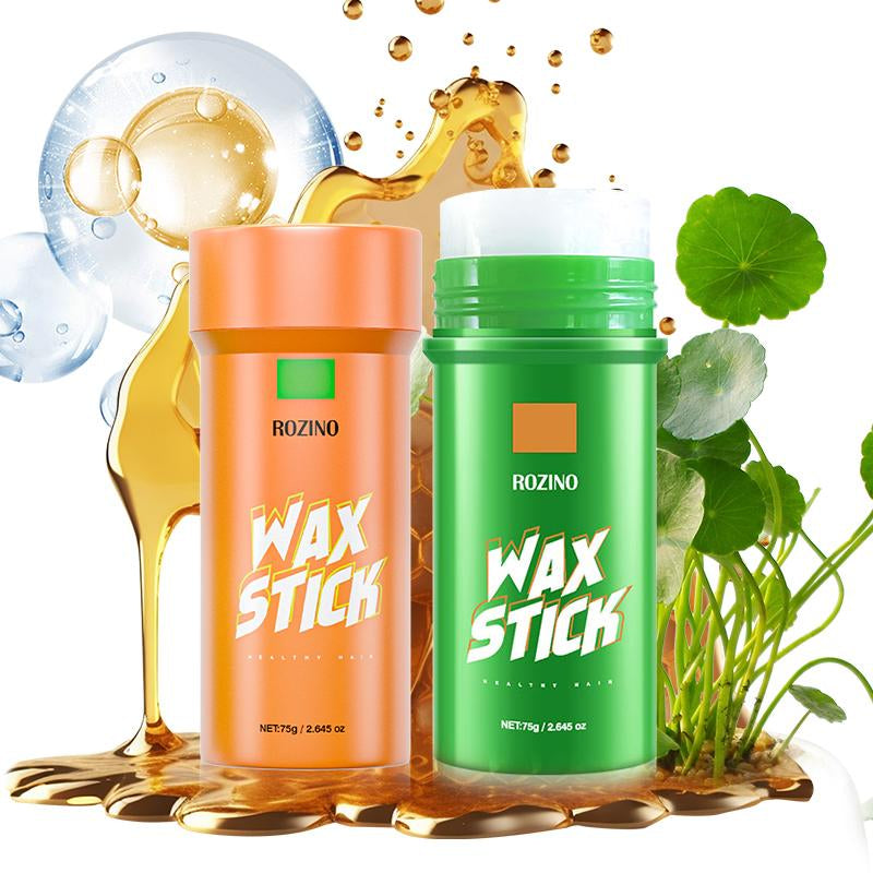 ROZINO Hair Wax Stick - Maximum Hold 75G Lightweight Non-Greasy Formula for Trendy Styling & Nourishing Haircare Essential
