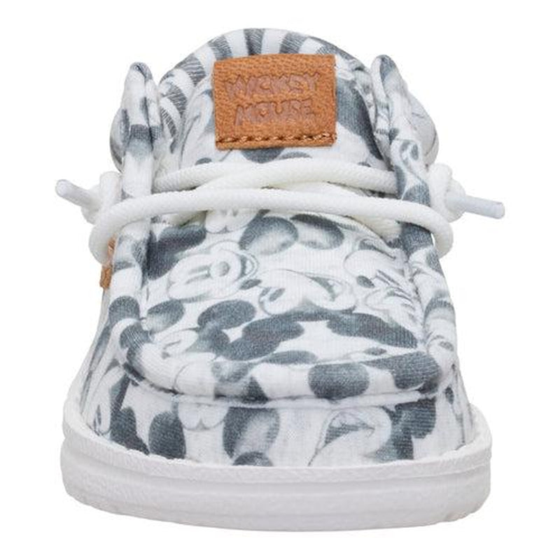 HEYDUDE Disney Mickey Mouse Print Wally - Kid'S Comfortable Slip on Shoes