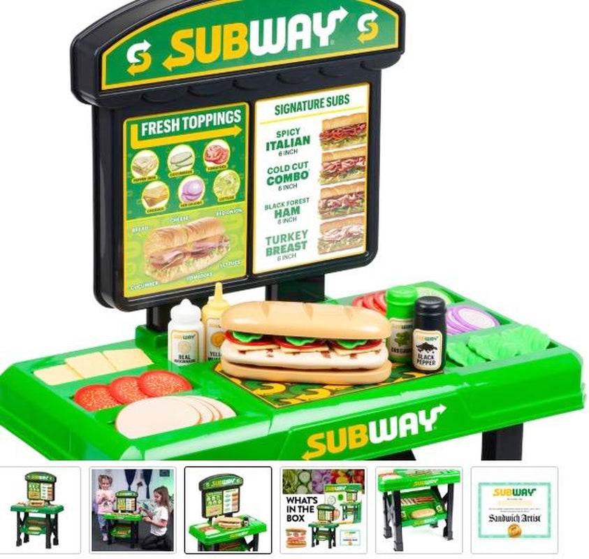 Subway Sandwich Artist 53 Piece Playset