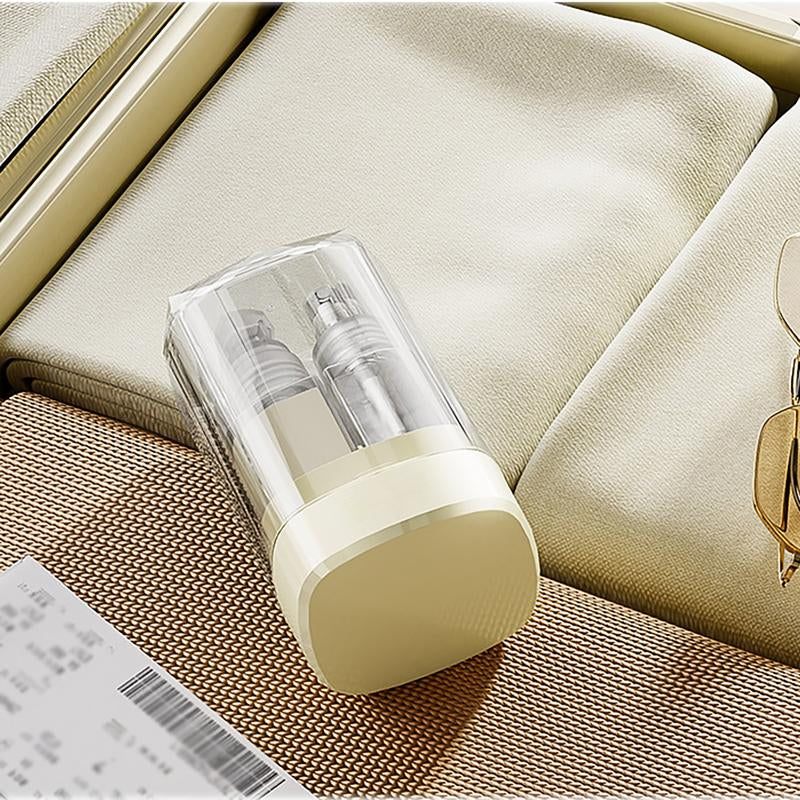 2 Pieces of 5-In-1 Camping Portable Dispenser Bottle, Travel Portable Dispenser Bottle, Spray Bottle Set, Portable Cosmetic Dispensing Storage Bottle Smokeless Stainless Sturdy Trekking Poles for Hiking