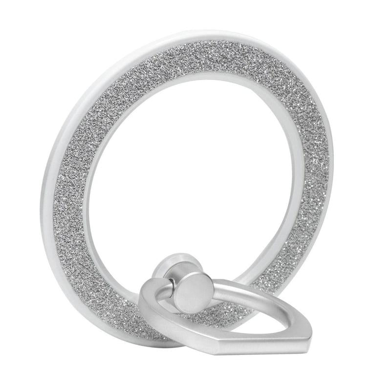 Phone Grip- Magsafe Silver Glitter