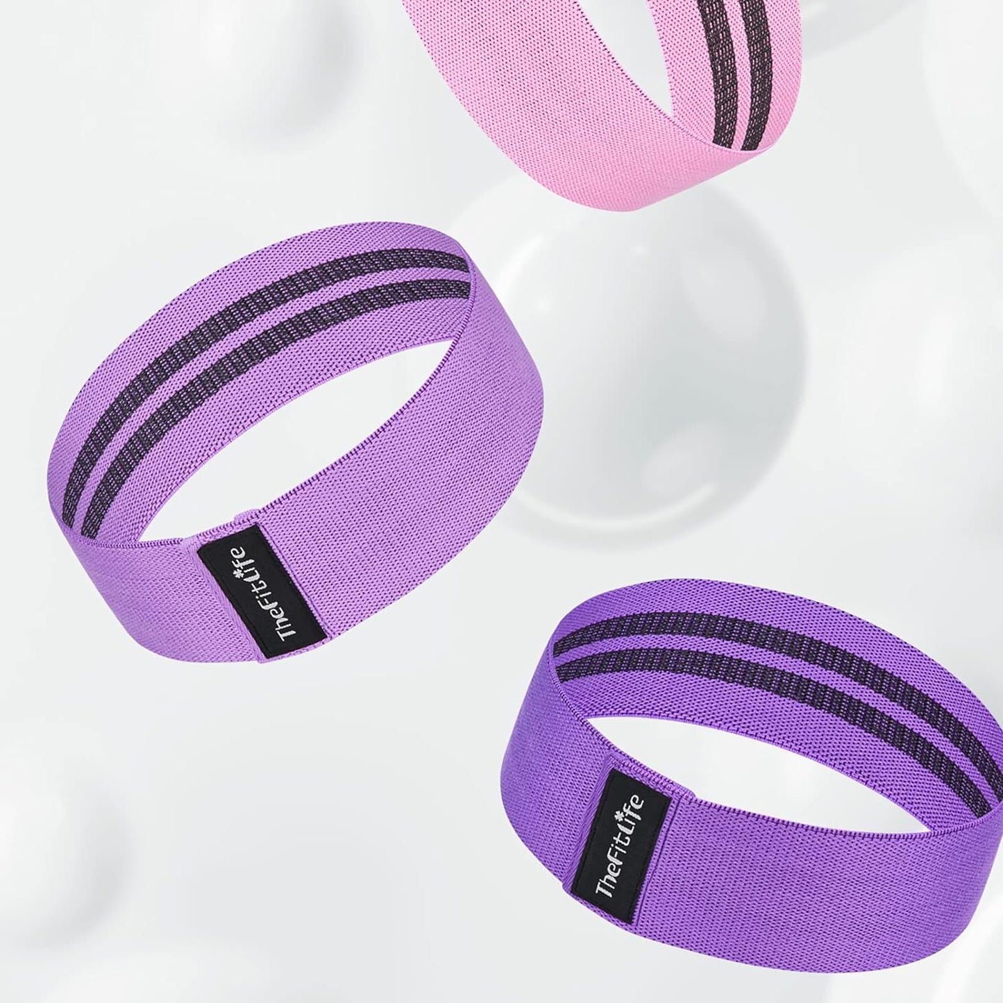 Resistance Exercise Bands for Women - Fabric Workout Bands for Booty, Hip, Glute, Leg, Thigh, Squat, Butt Lift Excersize and Fitness Loop Bands for Home Gym