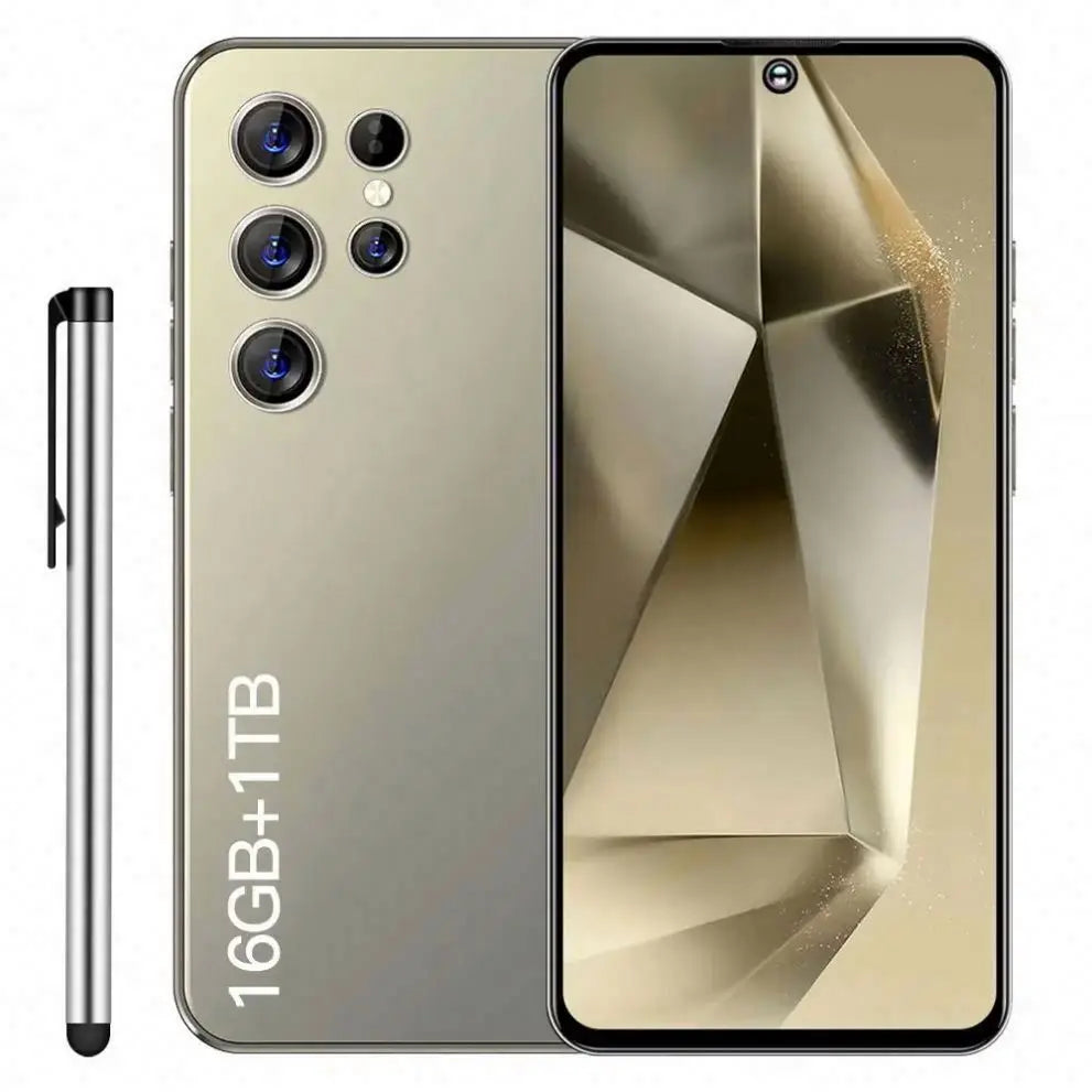 Shipping S25 Ultra Phone 16Gb+512Gb 32MP+64MP Face Unlock Full Display Android Cell Phone 6.7 Inch Smart Mobile Phone