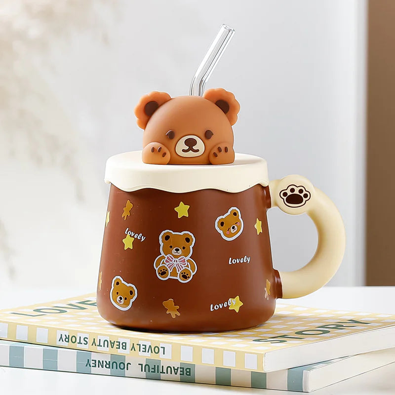 Bear-Themed Sipper Mug