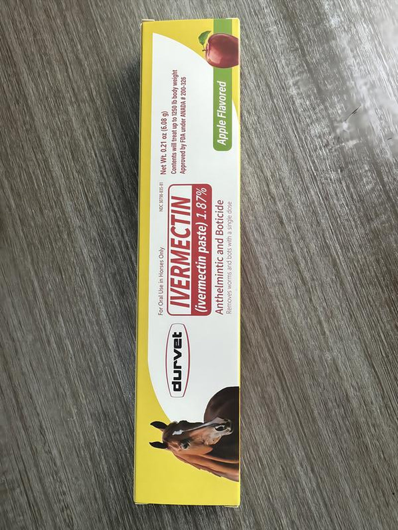 Durvet Ivermectin Paste -1.87 - 6.08 Grams 4-Pack Apple