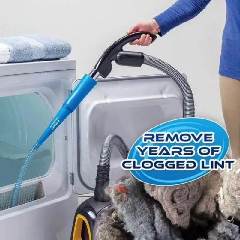 Dryer Vent Cleaner Kit Vacuum Attachment Bendable Dryer Lint Remover with Guide Screen Cleaning Hose Household Deep Cleaning