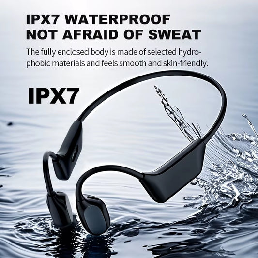 Ergonomic Fit Headset Hearing Aids Rechargeable Headphone Wireless Earphones Bone Conduction Headset for Elderly