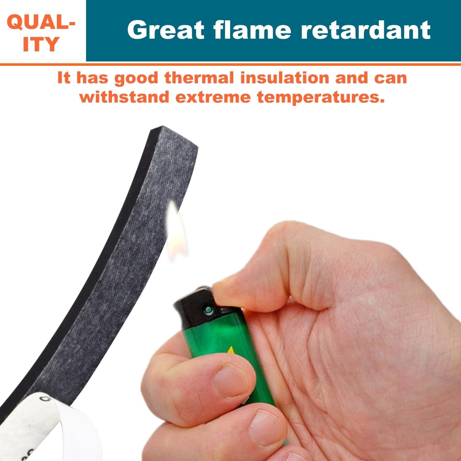 Weather Stripping Door Seal - Adhesive Foam Tape for Soundproofing and Weatherproofing