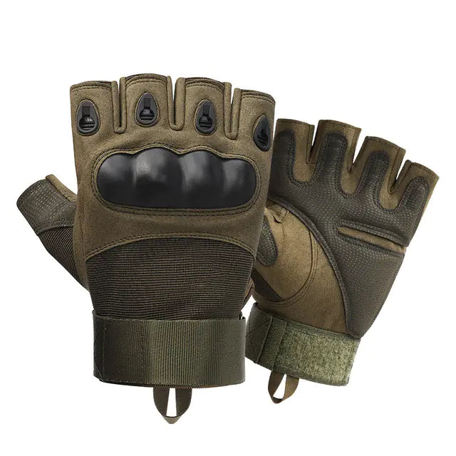 Men's Outdoor Tactical Half-Finger Gloves