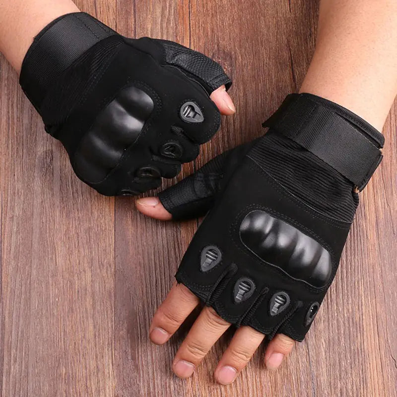 Men's Outdoor Tactical Half-Finger Gloves