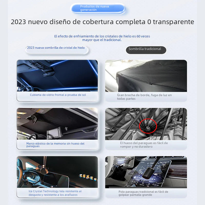 Customized Thick Sunshade for Car Windshield