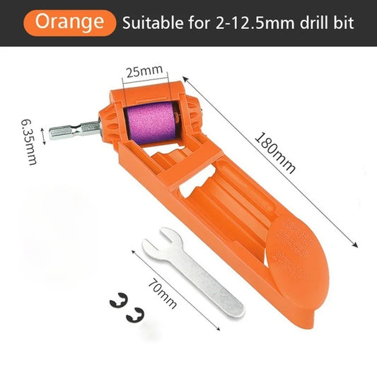 Drill Bit Sharpener 2-12.5Mm Portable Corundum Grinding Wheel Drill Sharpener Grinder Drill Bit Powered Tool Parts