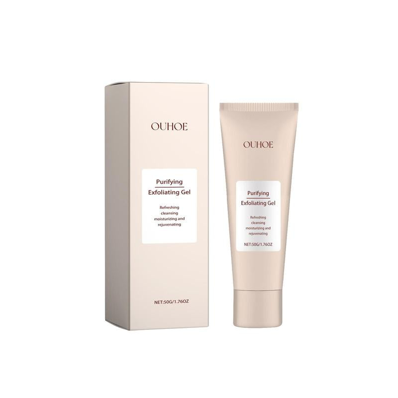 Gentle Facial Exfoliating Gel, 3 Counts/Set Deep Cleansing Facial Scrub, Facial Skin Care Product for Women & Men, Facial Pore Cleanser, Face Care Products