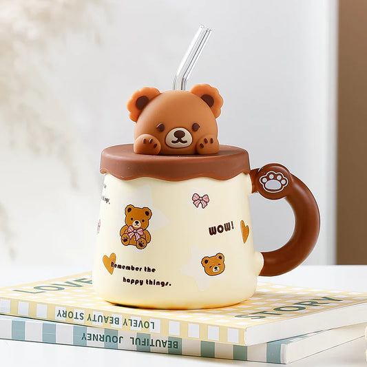 Bear-Themed Sipper Mug