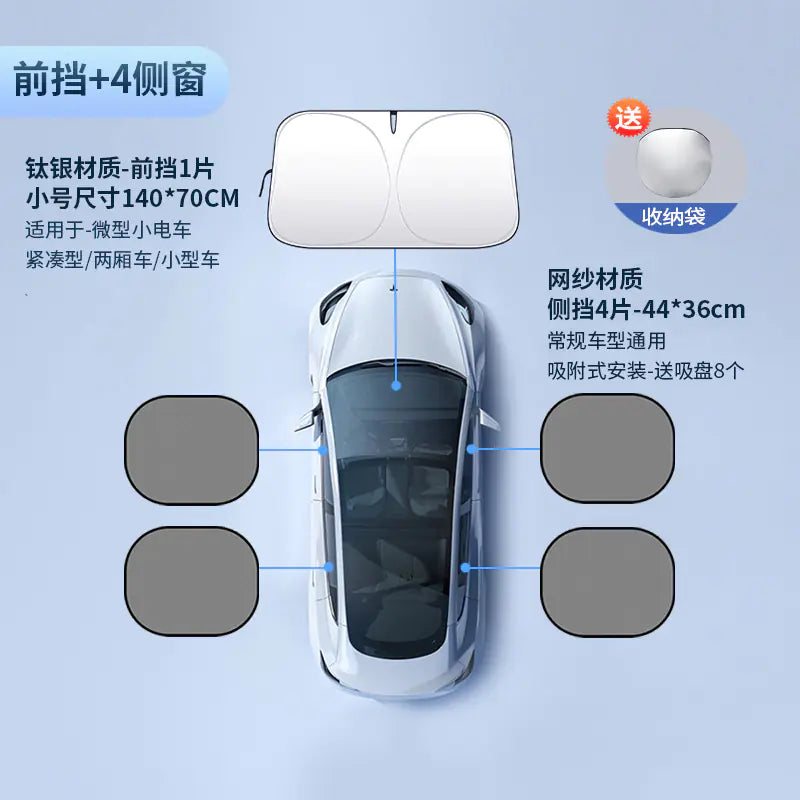 Customized Thick Sunshade for Car Windshield